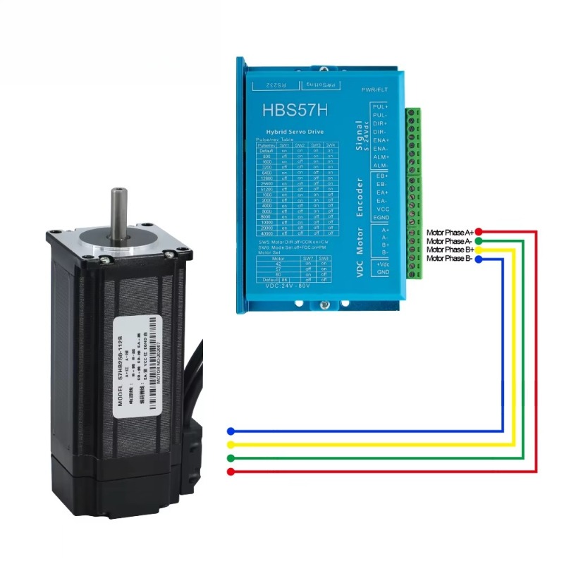 HLTNC 57 Nema23 57HS112mm 2-fa – Nema 23 Closed Loop Stepper Motor Driver Kit recenzja i cena