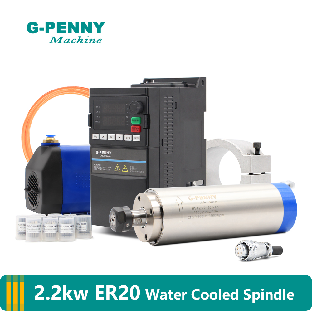 Zestaw wrzeciona chłodzonego w – 2.2Kw Water Cooled Spindle Kit Vfd recenzja i cena